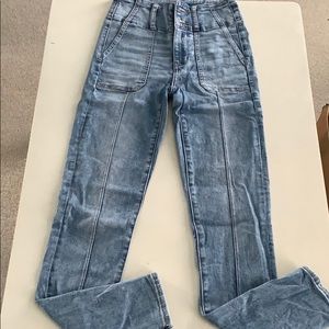 American Eagle Patchwork High Rise Jeggings